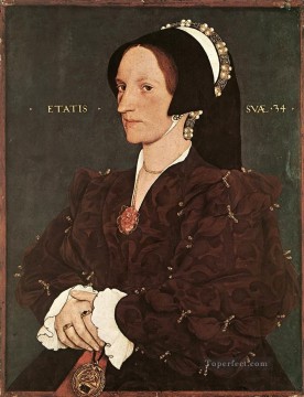 Retrato de Margaret Wyatt Lady Lee Renacimiento Hans Holbein el Joven Pinturas al óleo